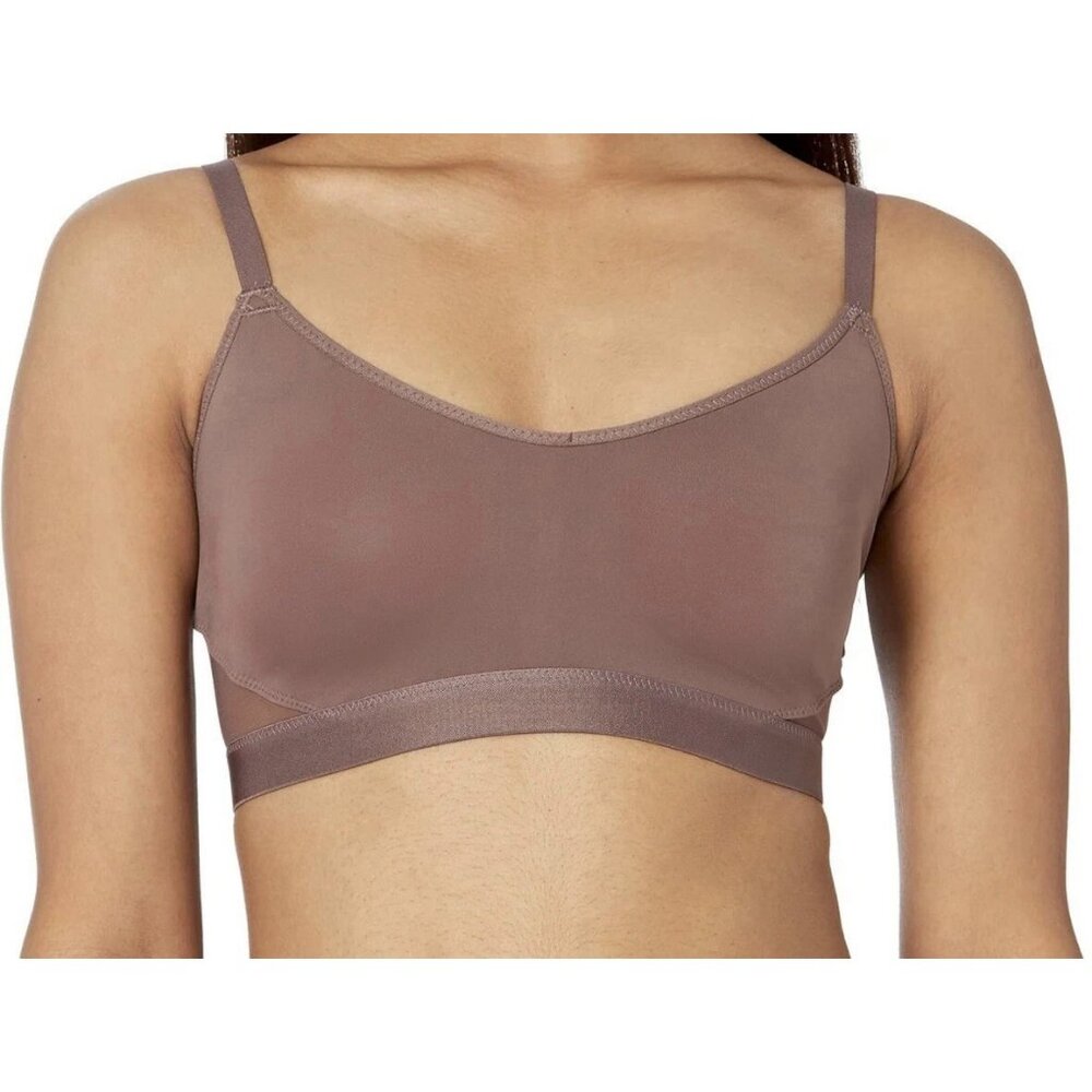 b.tempt'd Women's Small Brown Active Sport Bralette Bra  Wireless NEW